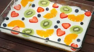 Bunter Quarkkuchen mit Fr&uuml;chten