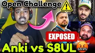 😡Angry Anki - THUG Goldy SID🥵 S8UL Gunda Gardi on AnkiBot⚠️Mazy on Anki vs S8UL😱