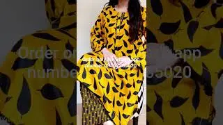 ready to wear 2 piece printed lawn