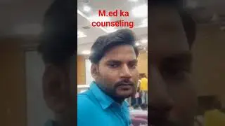 ||Dr.ramlau ayodhya M.ed counseling|| #m.ed #2023#all #counseling #drramalu #ayodhy #university