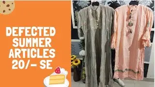 DEFECTED SUMMER ARTICLES #KURTIS#SALE 20/- RS. SE