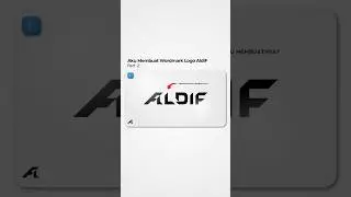 Aku Membuat Wordmark Logo AldiF Part 2 | AldiF #aldif #designpixellab #desainpixellab