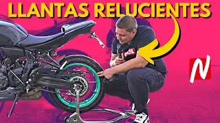 Deja tus llanta RELUCIENTES con ESTO!!! Probamos el Motul E3//Nilmoto