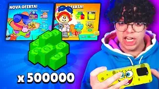 COMPREI TODAS AS OFERTAS DO BOB ESPONJA DO BRAWL STARS