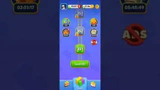 Level - 351  Color Block Jam (Rollic Games)   #shorts  #youtubeshorts #gamingvideos