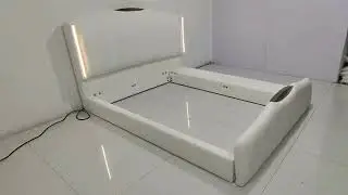 Modern LED Leather Bed With Storage | Ruchi Collection Product ID:-SB01428