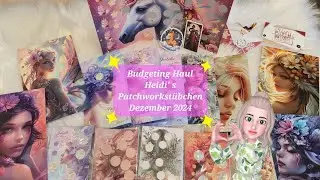 ✨️🤩✨️Sparspiele & Challenges | Unboxing Heidis Patchworkstübchen | Dezember 2024 | Umschlagmethode✨️
