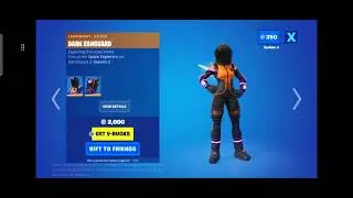 Fortnite History - 13th September 2023 - Dark Vanguard skin and Backbling