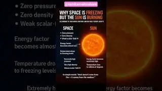 Why Space Is Freezing but the Sun Is Burning &mdash; Explained by KEUFT #newphysics