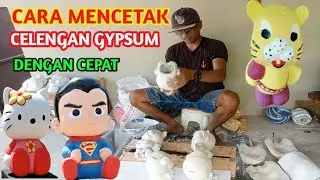 IDE USAHA CARA MEMBUAT CELENGAN PATUNG BONEKA SOVENIR DARI GYPSUM