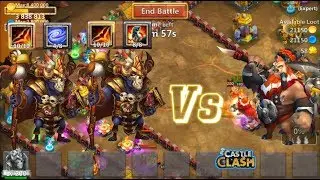 Stone Skin& Empower Wallawalla Vs Centaur King - Castle Clash