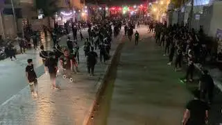 دخوليه موكب الامام المنتظر موكب الحاج طاهر الى 5ميل -موكب انصار قمر بني هاشم