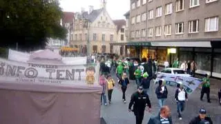 Estonia v Northern Ireland 2011 - March to the ground