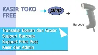 Aplikasi toko kasir sederhana berbasis web