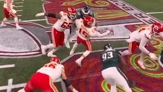 Patrick Mahomes Suffers HUGE HIT on Strip Sack by Eagles 😱 Super Bowl 59 Highlights