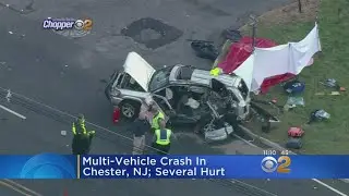 Several Hurt In Multi-Vehicle Crash In New Jersey
