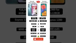 Samsung Galaxy M34 5G 🆚 Samsung Galaxy F34 5G detail comparison #samsunggalaxym34 #samsunggalaxyf34
