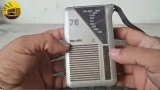 Rádio Portátil Philips 78 Sem sinal (Conserto)