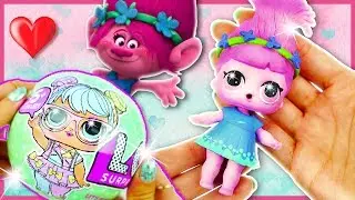 POPPY TROLLS LOL Surprise Custom Doll Tutorial | Lil Outrageous Littles