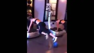 Vibe commercial  30 second power plate work out