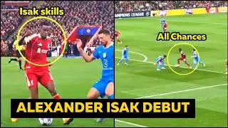 Alexander ISAK All Key Moments In Liverpool Debut vs Atletico Madrid