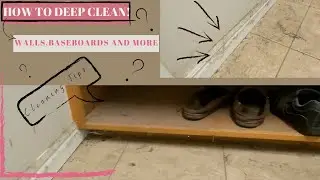 HOW TO DEEP CLEAN! WALLS, BASEBOARDS | DEEP CLEANING A LAUNDRY ROOM #DEEPCLEANING #CLEANINGBUSINESS