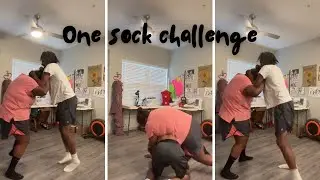 Couples One Sock Challenge 🧦