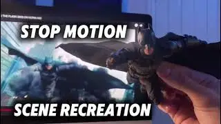 Batman Car Chase: Stop Motion Scene Recreation 