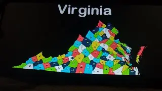 Virginia state geography but with my voice / song by @klt #virginia #unitedstatesofamerica 