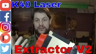 K40 Laser Extractor & Smoke Capture Filter Prototype V2