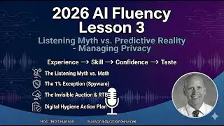 2026 AI Proficiency Lesson 3:  Listening Myth vs. Predictive Reality - Managing Privacy