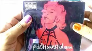 Madonna - Rebel Heart Super Deluxe 2 CD Edition + Rebel Heart Tour Blue Ray + CD UNBOXING