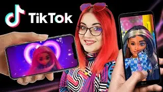 LALKI NAGRYWAJĄ TIK TOKI  🎥 💃🏻  Barbie Extra Minis