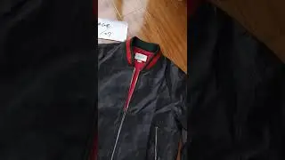 Gucci lambskin leather jacket