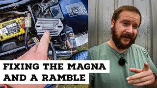 Fixing the Magna | I'm an Electrician now!!* | And a Ramble | Regulator/Rectifier Fix