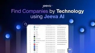 How to Find Companies by Technology using Jeeva AI ?
