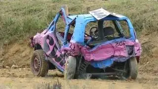 Banger Racing Smallfield Raceway Micro Bangers + Rookie Bangers 18/09/2016