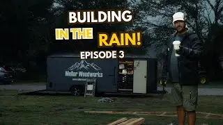 Building in the RAIN! | Ultimate Home Upgrade Build | Ep 3