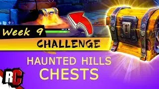 Fortnite WEEK 9 Challenge | Haunted Hills Treasure CHEST Locations (Treasure Chest Map Locations)
