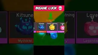 Insane Luck In Summer Gacha 💀 #roblox #bloxfruit #bloxfruits #gaming #growagarden