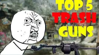 Top 5 WORST Zombies Guns in Call of Duty Cold War Feat. The StreetSweeper