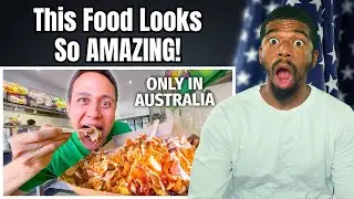 Australian Fast Food!! 🇦🇺 TOP 5 CHEAP EATS in Sydney, Australia! (PT. 1) | American Reacts