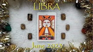 Rune Reading with Tarot - LIBRA - June 2023