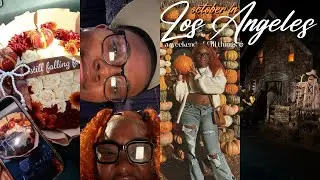 fall weekend in la 🍂 | pumpkin patch, horror nights, brunch, night out + more