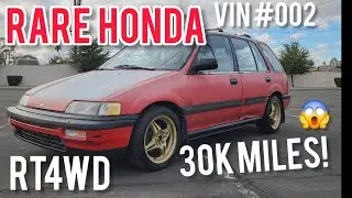 Check out This Rare Awd Honda Wagon! 30k miles! RT4WD!