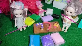 Clay Se Banaye Cute Caterpillar, Snake aur Bug 🐛🐍 | Kids Clay Art anytime dolls video 🥰🎁Barbie ⭐⭐⭐⭐⭐