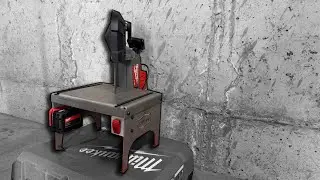 Make the Milwaukee M18 Fuel Portaband Great Again! - Swag Bandsaw Stand and Front Switch Mod!