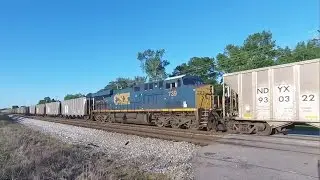 Monster Coal Train goes into Ardmore Siding - Plenty of GE Power