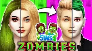 Disney ZOMBIES Characters GENDER SWAP CHALLENGE! 🧟 Disney ZOMBIES Sims 4 (Teens to Toddlers!)