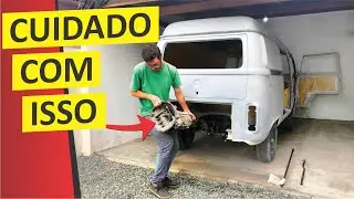 ISSO QUEBRA O MOTOR DA KOMBI PE&Ccedil;A DA CAIXA DE MARCHA - Reforma da Kombi em casa